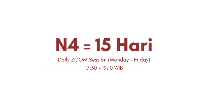 N4 - 15 Hari