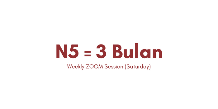 N5 - 3 Bulan